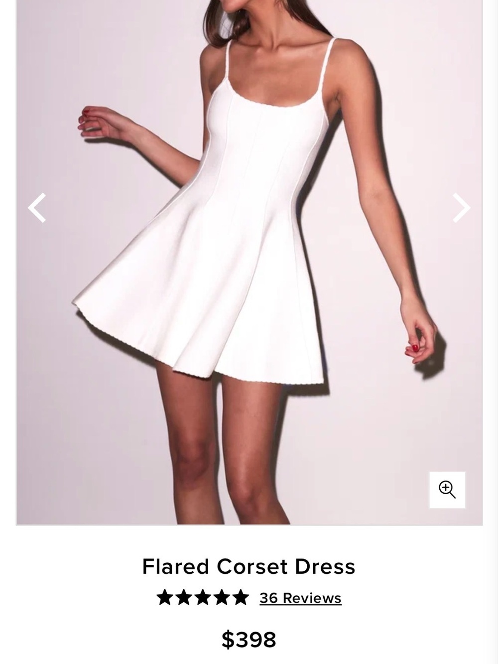 Fleur Du Mal stretch corset dress XS NEW W TAGS